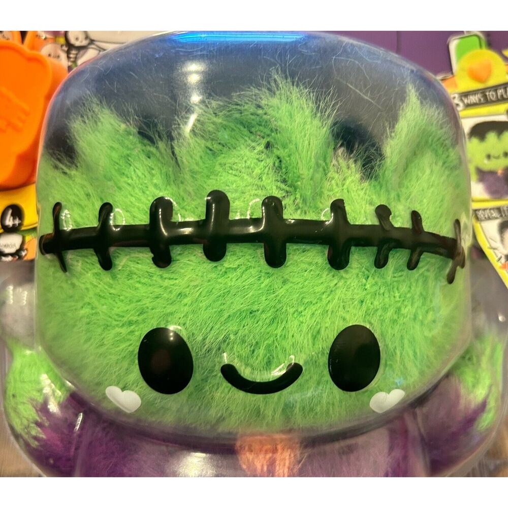 New Fluffie Stuffiez Halloween Frankenstein Collectible Plush 3 Ways to Play